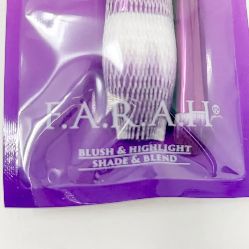 F.A.R.A.H. Blush & Highlight, Shade & Blend Set of 2 Makeuo Brush Set, MSRP $34